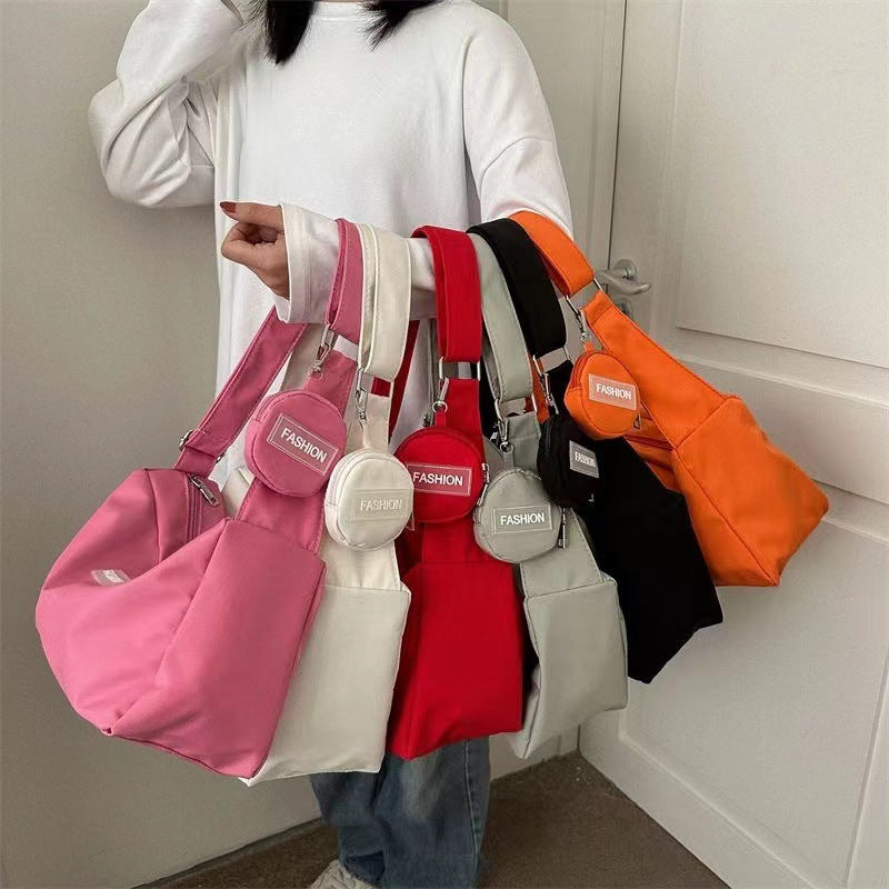 Women's Large-capacity Solid Color Shoulder Bag - The Number 1 Things