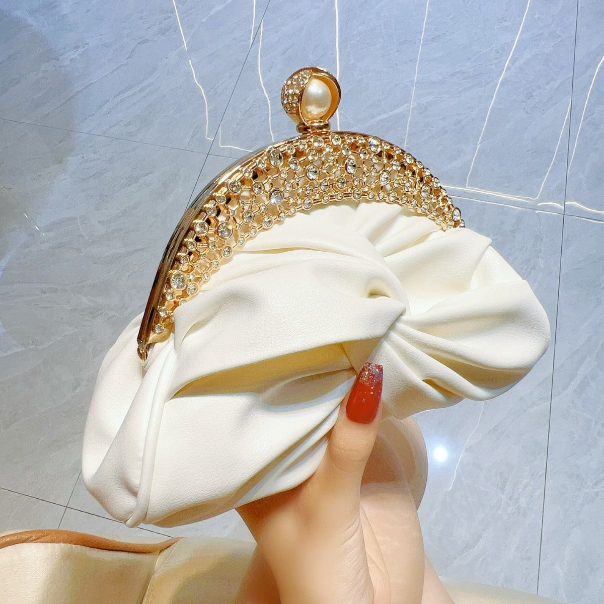 Diamond-embedded High-grade Socialite Clutch Mini - The Number 1 Things