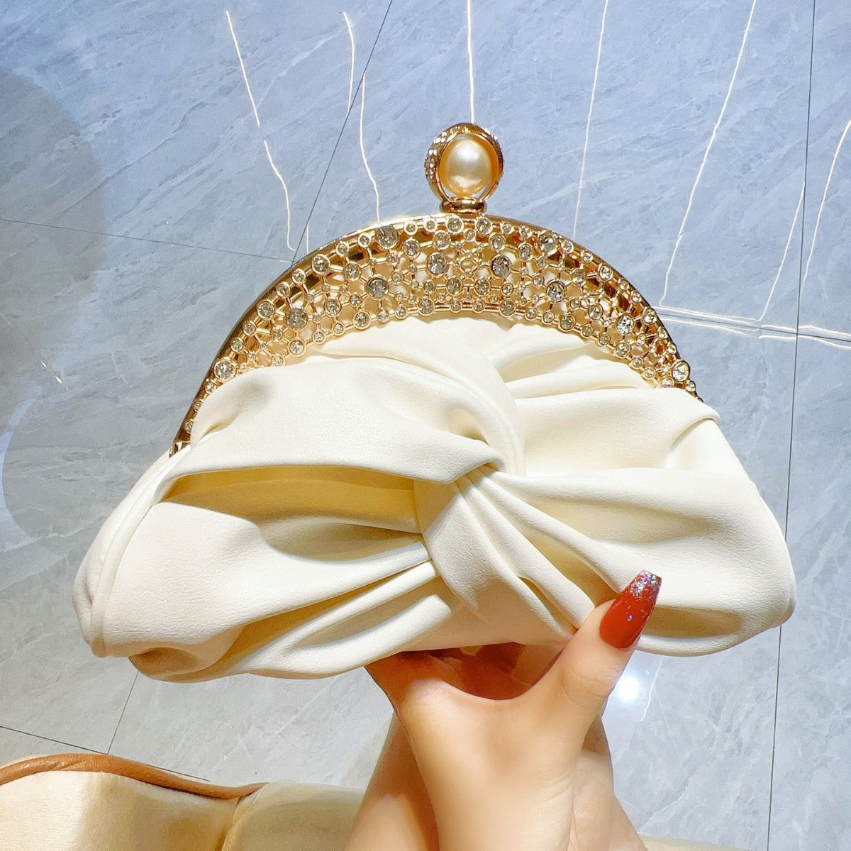 Diamond-embedded High-grade Socialite Clutch Mini - The Number 1 Things