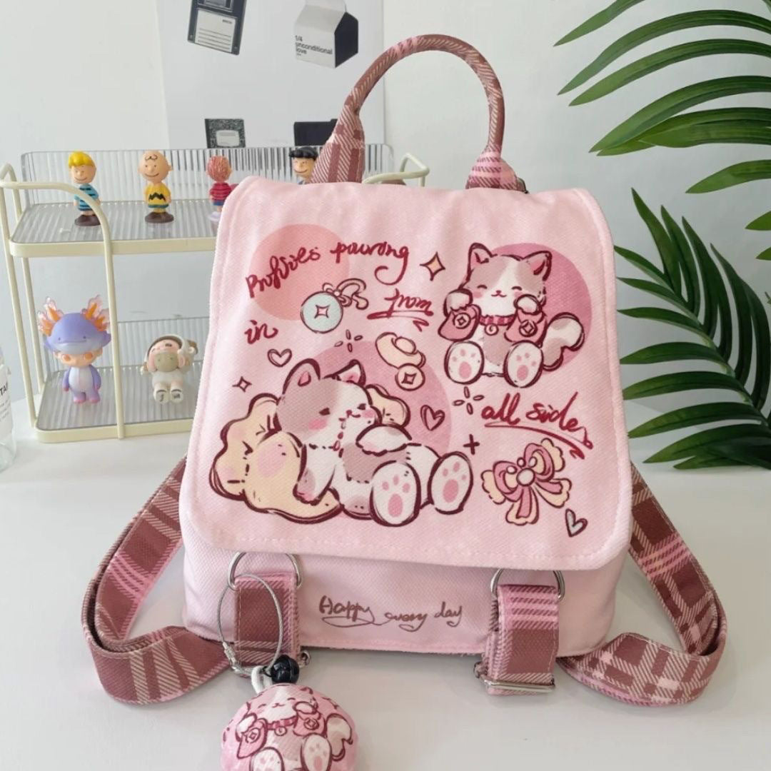Lightweight And Large Capacity Cute Design Canvas Bag - The Number 1 Things