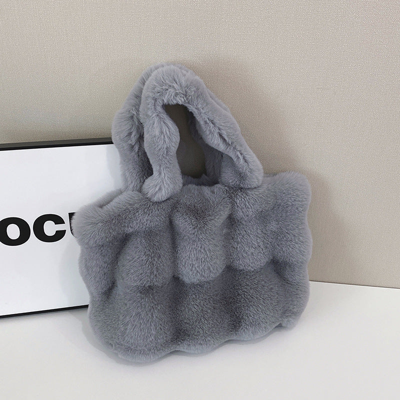 Ladies New Shoulder Large Capacity Plush Bag - The Number 1 Things