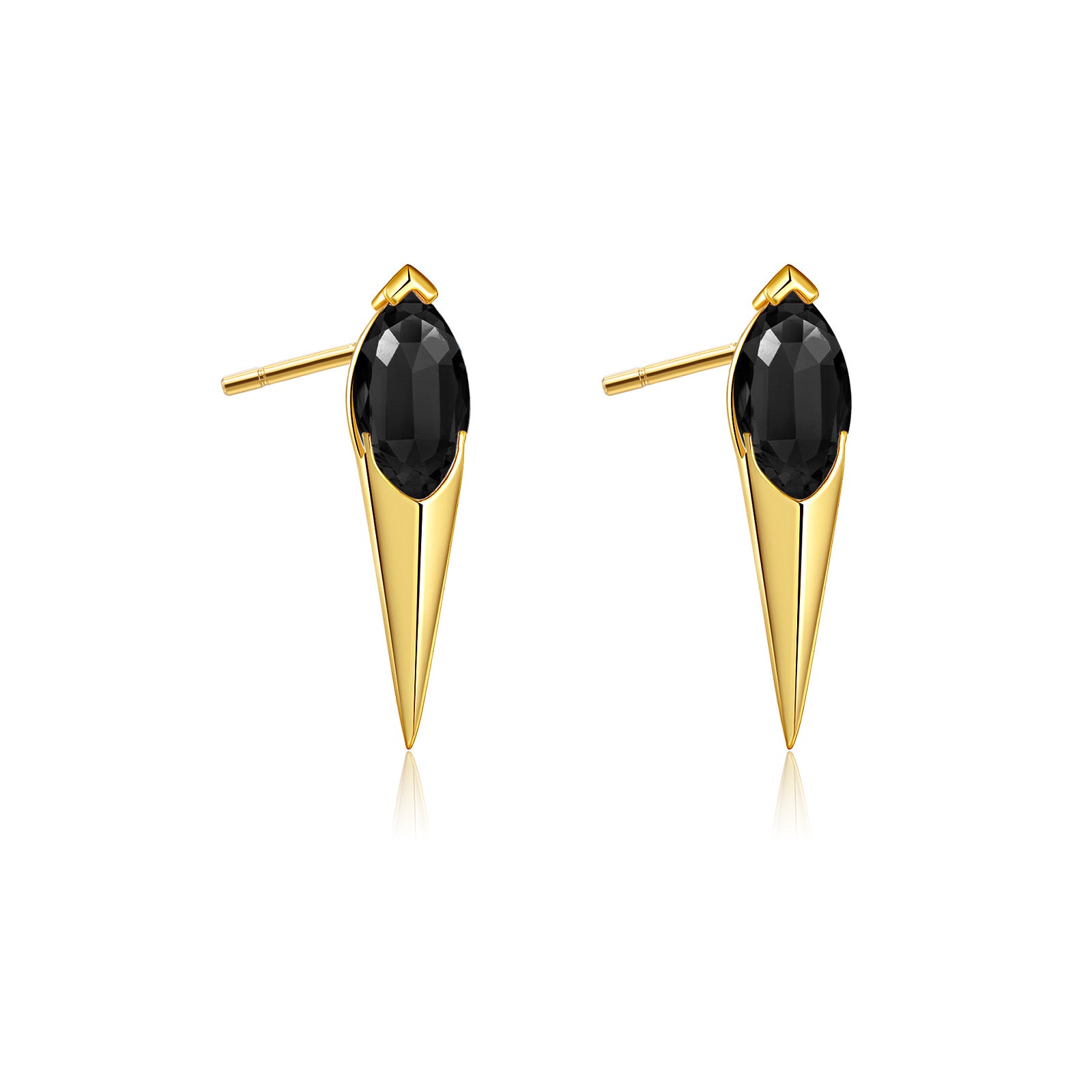 S925 Silver Stud Earrings Vintage Rivet Earrings Geometric Niche - The Number 1 Things
