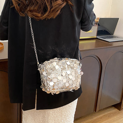 Sequin Women Large Capacity Chain One-shoulder Crossbody Bag - The Number 1 Things