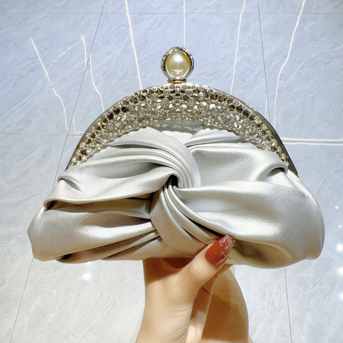 Diamond-embedded High-grade Socialite Clutch Mini - The Number 1 Things