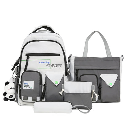 Large Capacity S Harajuku Trendy Cool All-match Schoolbag Early High School And College Student Backpack - The Number 1 Things