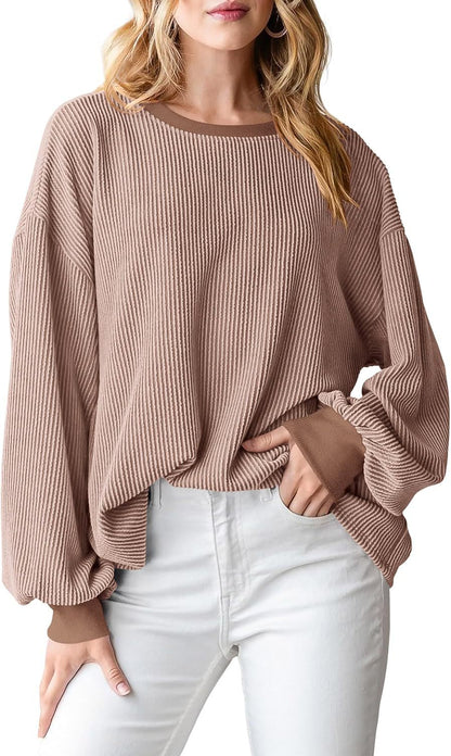 Crew Neck Sweatshirt Women's Top - The Number 1 Things