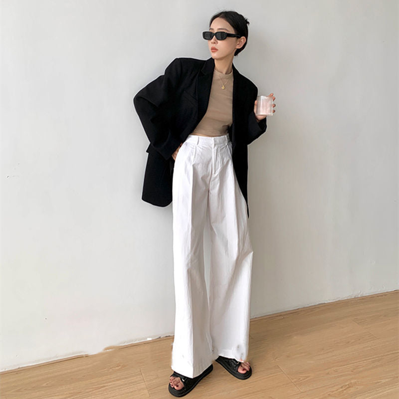 Minimal Style Overcoat For Women