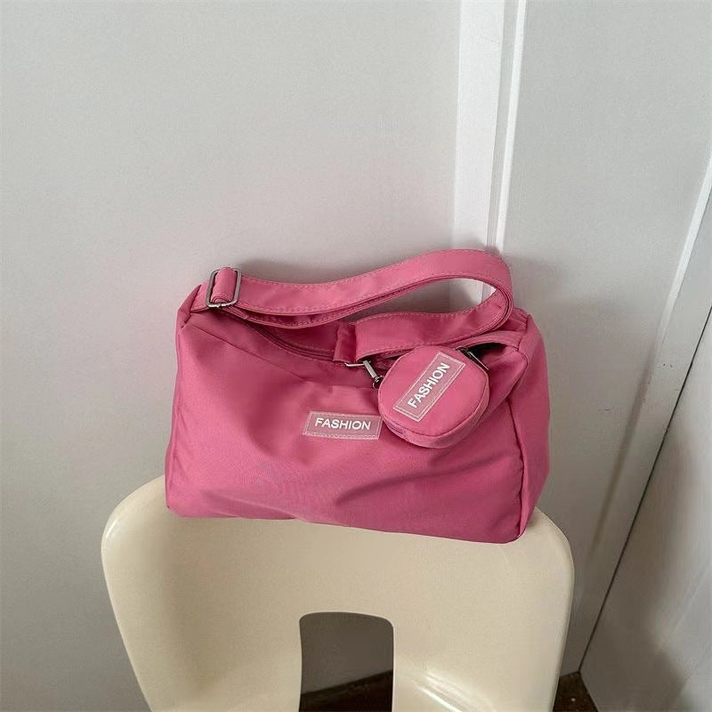 Women's Large-capacity Solid Color Shoulder Bag - The Number 1 Things