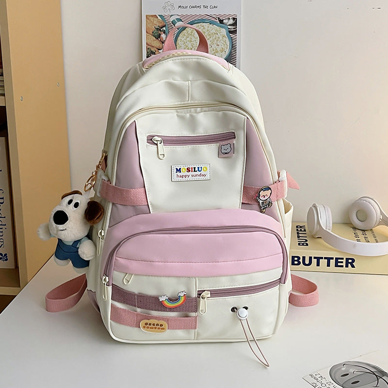 Fashion Color Contrast Large Capacity Travel Backpack - The Number 1 Things