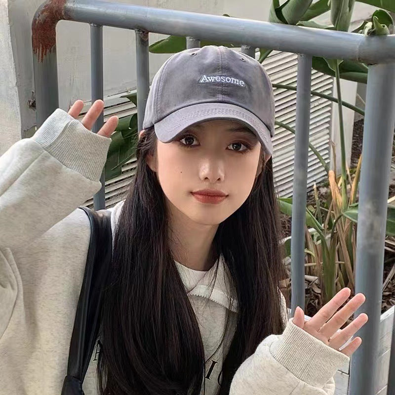 Baseball Cap Soft Top Sun Hat Show Face Small