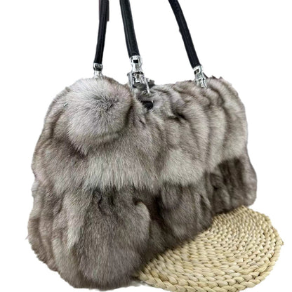 Fox Fur Bag Women's Fur Portable Shoulder Messenger - The Number 1 Things