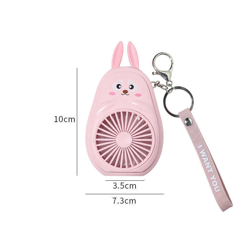 Cartoon Keychain Cute Fruit USB Charging Mini Fan - The Number 1 Things