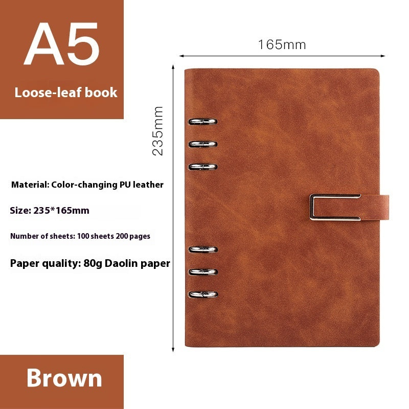 A5 Notebook Loose-leaf Removable Notepad Business Office Meeting - The Number 1 Things