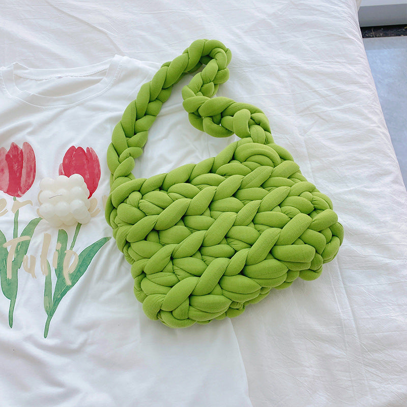 Icelandic Super Thick Wool Diy Hand Knitted Bag - The Number 1 Things