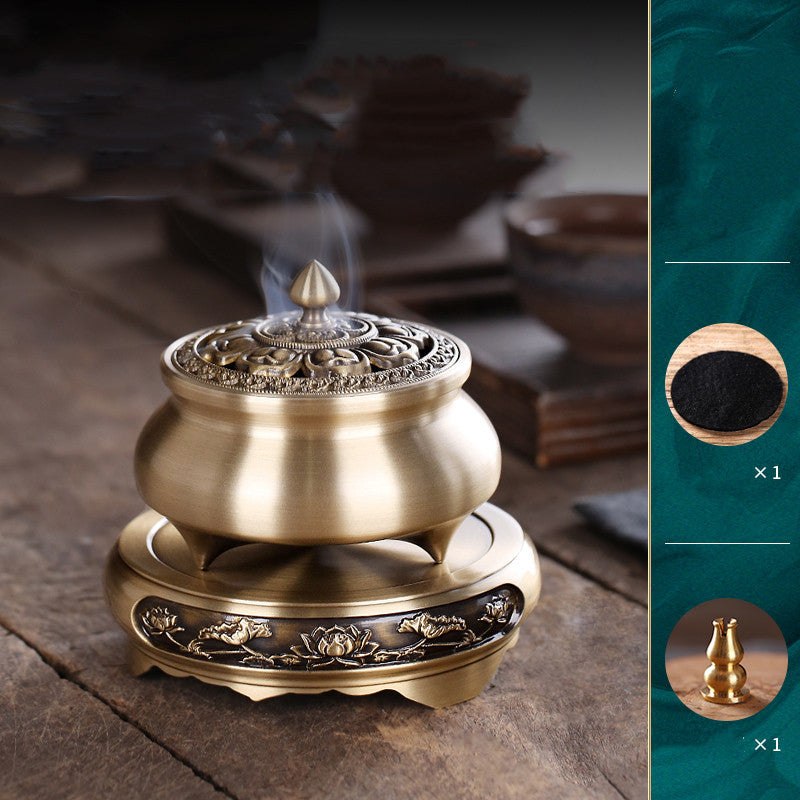 Home Indoor Hollow Lotus Cover Incense Burner - The Number 1 Things