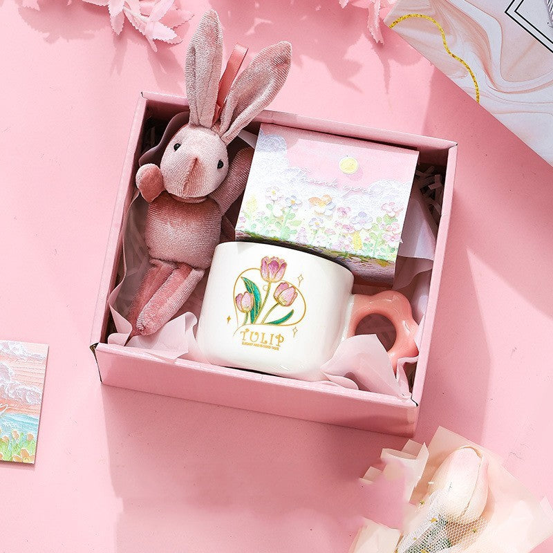 Tuilp Glass Ceramic Cup Girly Heart - The Number 1 Things