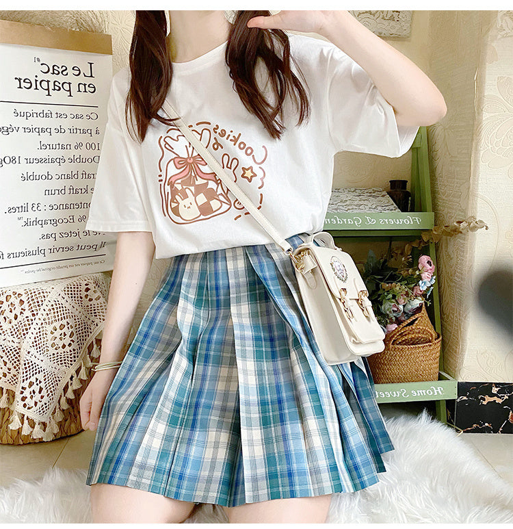 Women's Fashion Personality Pure Cotton Short Sleeve T-shirt