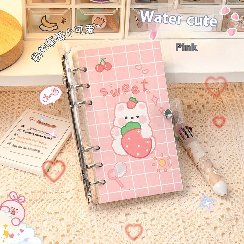 Cartoon Loose Spiral Notebook Cute Accounting Girl Heart Journal Book - The Number 1 Things
