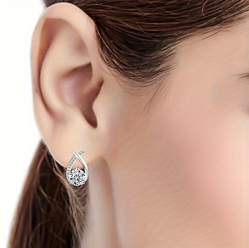 S925 Sterling Silver Minimalist Earrings For Women - The Number 1 Things
