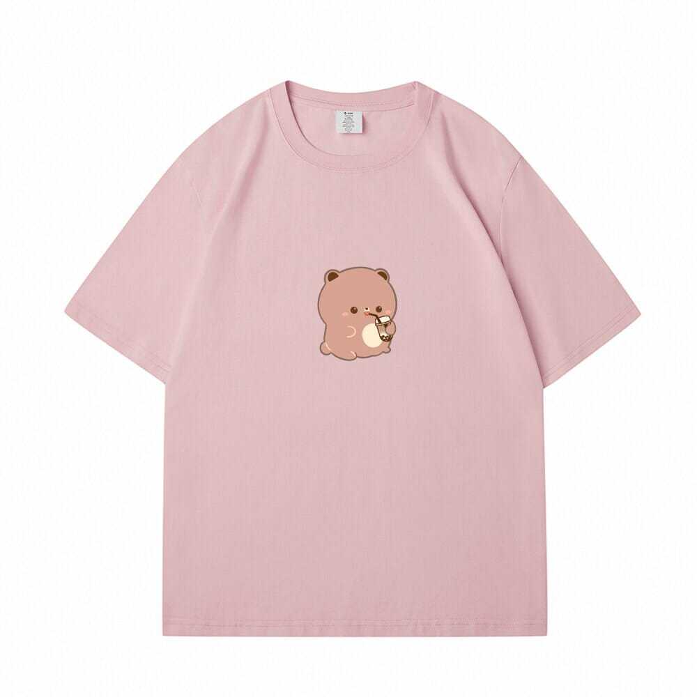 Boba Lovin Boberu Loose Cotton T-shirt - The Number 1 Things