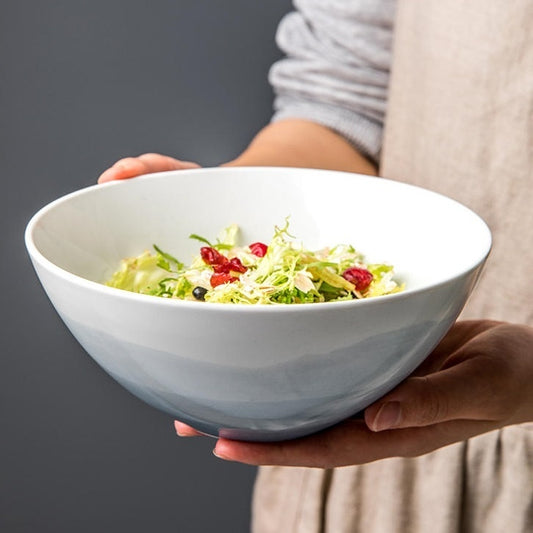Solid Color Personalized Home Creative Ceramic Noddle Bowl - The Number 1 Things