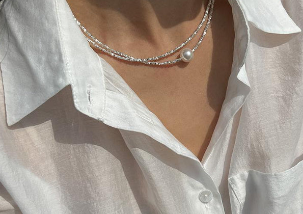 Pearl Pendant Necklace Chain - The Number 1 Things