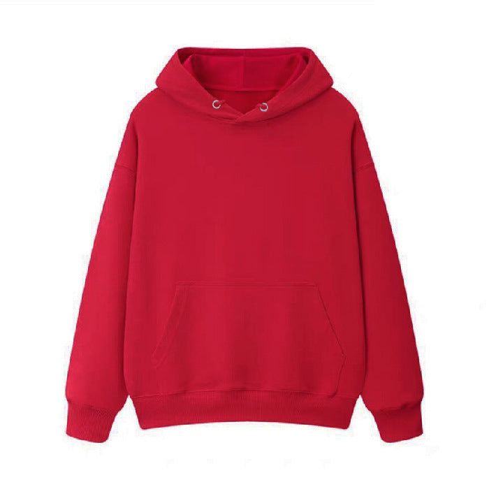 Combed Cotton Terry Hooded Sweater Solid Color Casual Men And Women Couple Style - The Number 1 Things