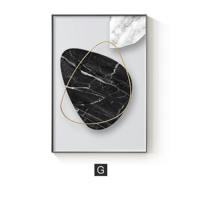 Abstract Geometric Canvas Painting Picture Home Decor Wall Poster - The Number 1 Things