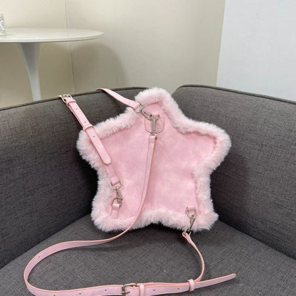Ins Style Special-interest Design Embroidered Five-pointed Star Backpack - The Number 1 Things