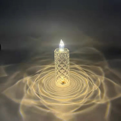 Romantic LED Rose Diamond Table Lamps For Bedroom Living Room Party Dinner Decor Creative Lights - The Number 1 Things