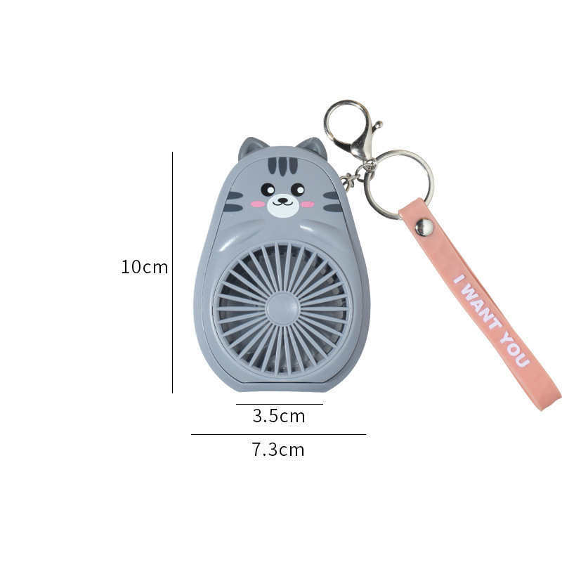 Cartoon Keychain Cute Fruit USB Charging Mini Fan - The Number 1 Things