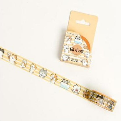 Cute Seal Panda Hamster Animals Masking Washi Tape