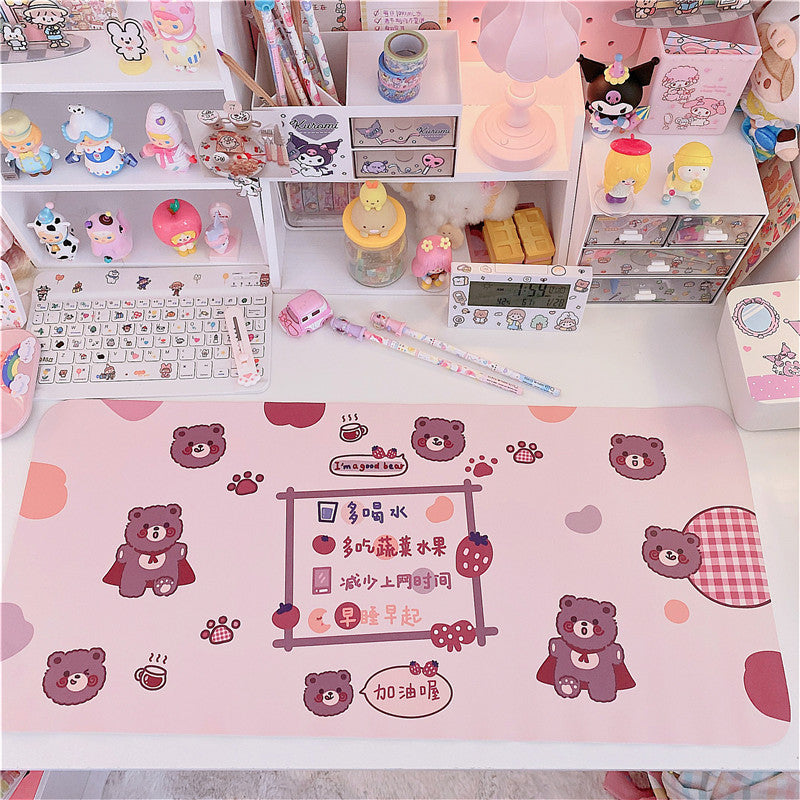 Cartoon Cuddly Bunny Desk Mat Student Mouse Mat - The Number 1 Things