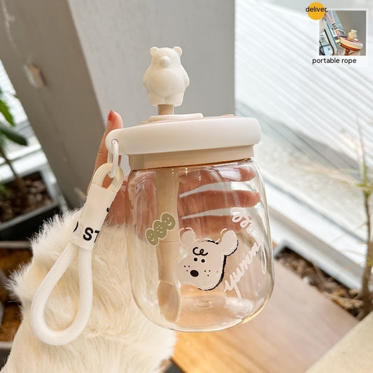 Water Cup Girl Cute Straw Blending Cup - The Number 1 Things