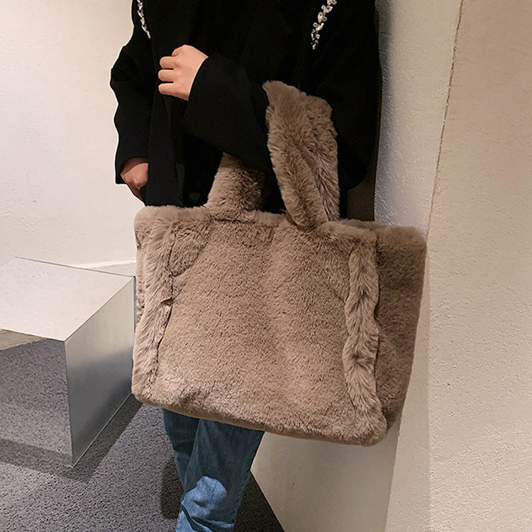 Winter Bags Chain Plush Handbag Totes Women Shoulder Bag - The Number 1 Things
