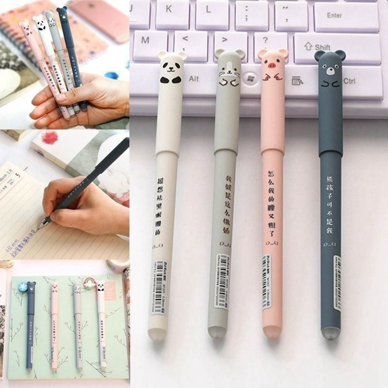Erasable Pen Set Blue Erasable Neutral Full Needle Tube