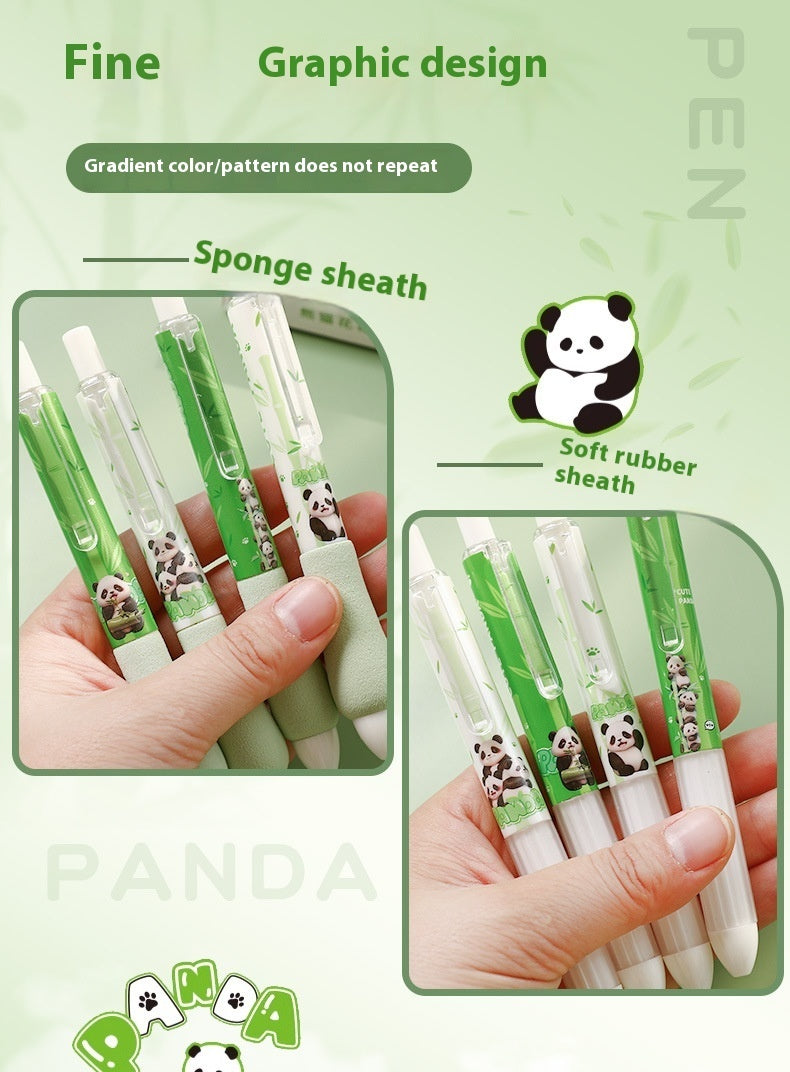 Cute Panda Plastic Gel Pen