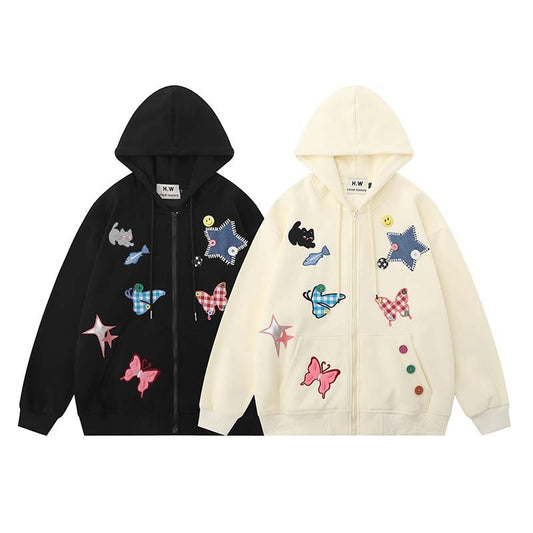 Retro Cute Animal Embroidered Sweater - The Number 1 Things