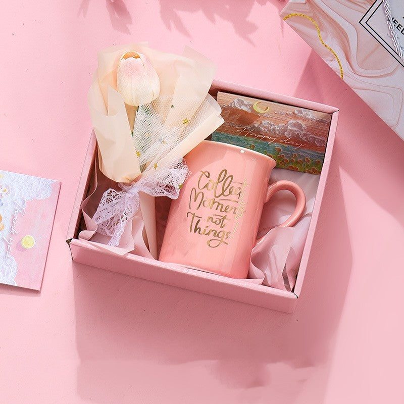 Tuilp Glass Ceramic Cup Girly Heart - The Number 1 Things