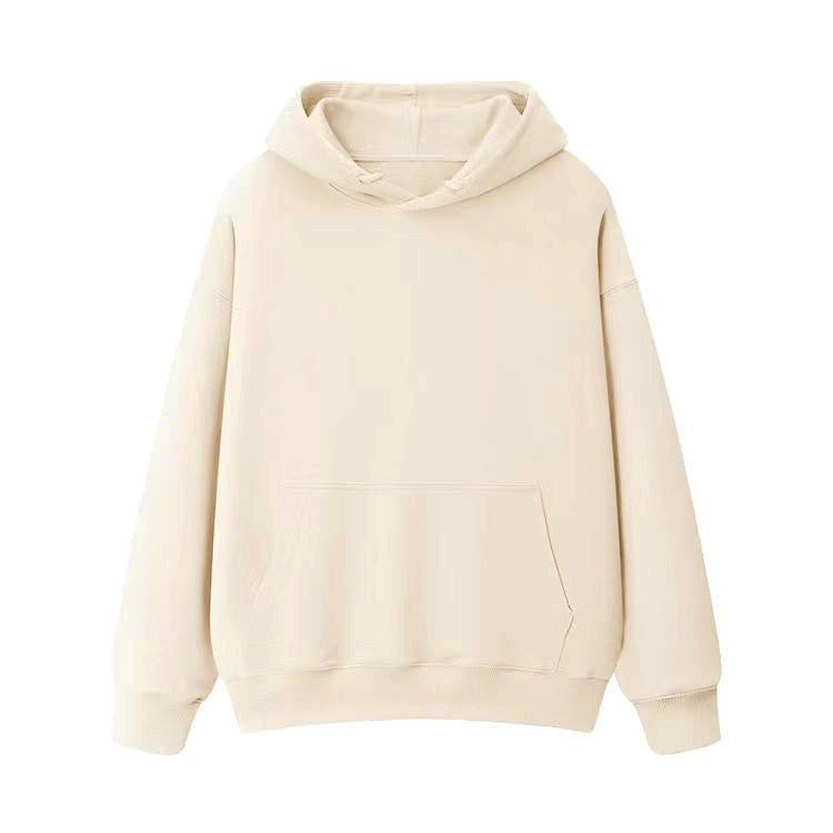 Combed Cotton Terry Hooded Sweater Solid Color Casual Men And Women Couple Style - The Number 1 Things