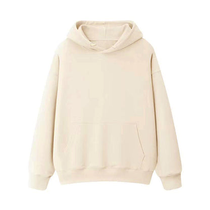 Combed Cotton Terry Hooded Sweater Solid Color Casual Men And Women Couple Style - The Number 1 Things