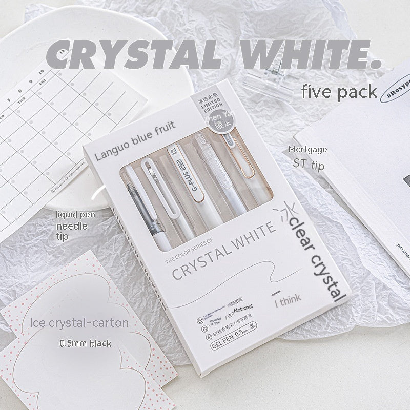 Cream Color Gel Pen Set