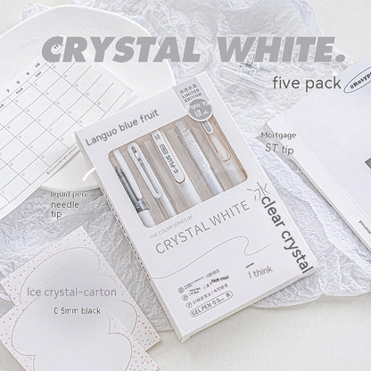 Cream Color Gel Pen Set