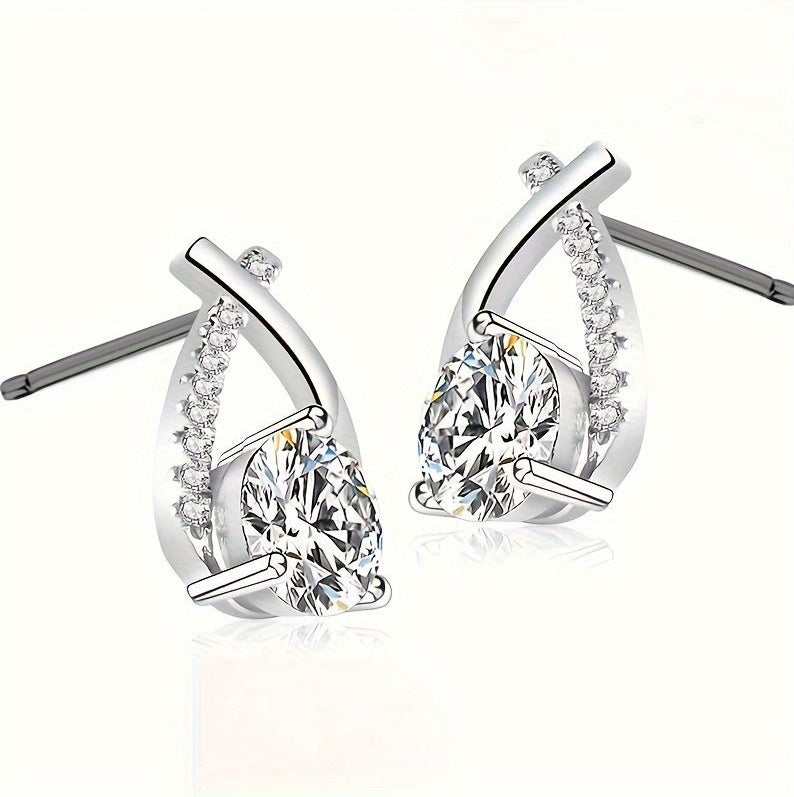 S925 Sterling Silver Minimalist Earrings For Women - The Number 1 Things