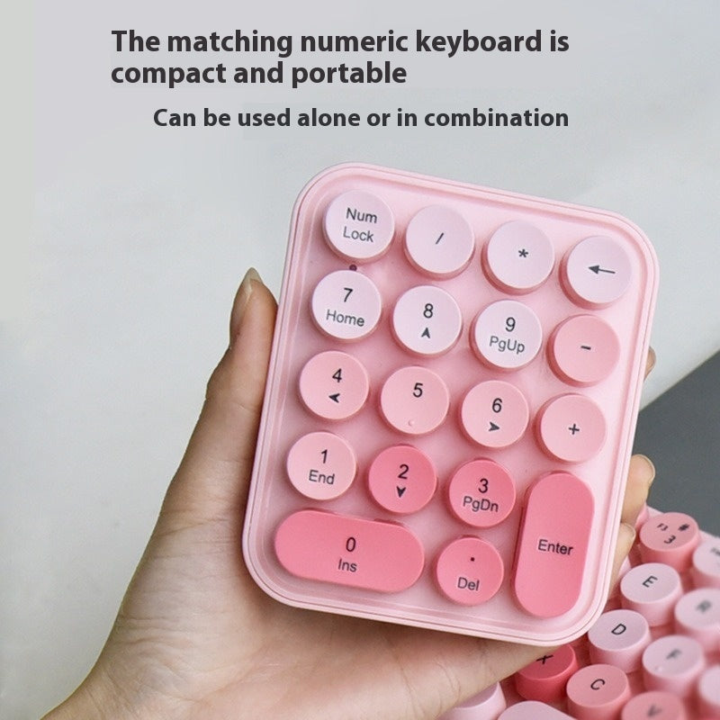Wireless Keyboard And Mouse Three-piece Suit Cute Portable - The Number 1 Things