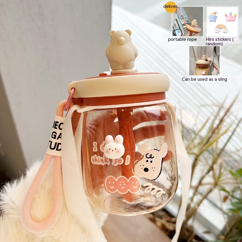 Water Cup Girl Cute Straw Blending Cup - The Number 1 Things
