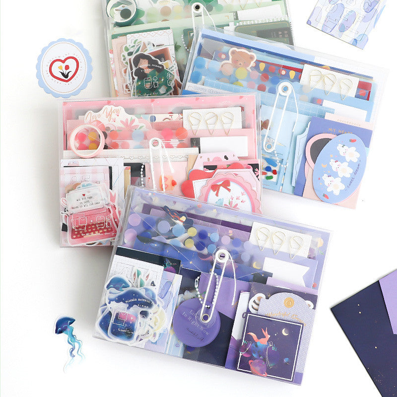 90Pieces Of Hand Account Collage Material Cartoon Cute Sticker Set - The Number 1 Things