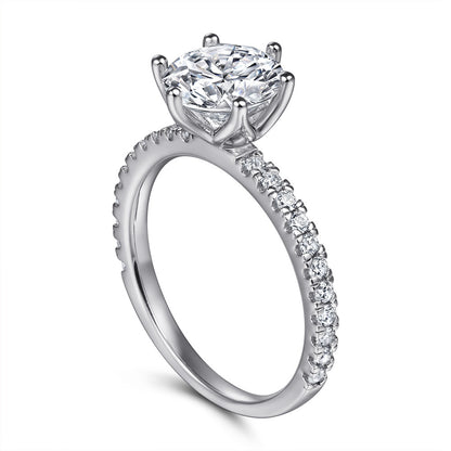 Women's S925 Sterling Silver European And American Fashion Inlaid Zircon Ring - The Number 1 Things