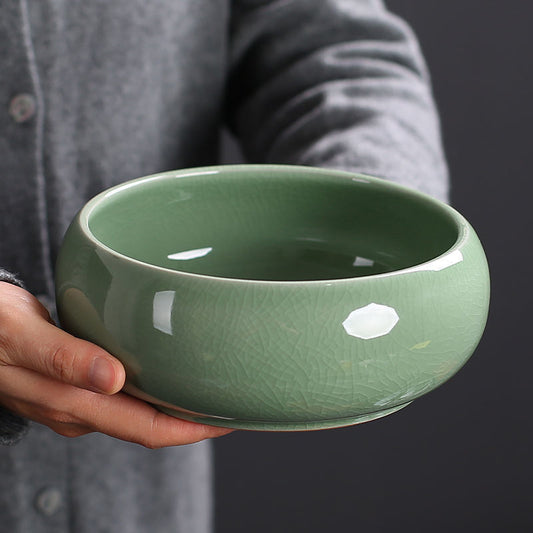 Celadon Ge Kiln Tea Washing Ceramic Ru Kiln Dish - The Number 1 Things