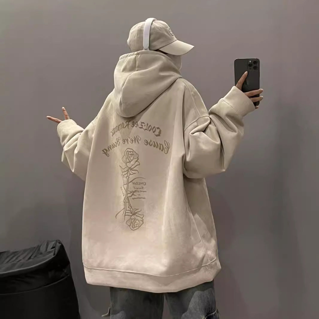 Women's Suede Hooded Sweater - The Number 1 Things